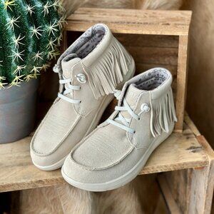 Ariat Hilo High Top Fringe Slip-On Shoe [Sand Suede] ✙NWT✙